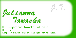 julianna tamaska business card